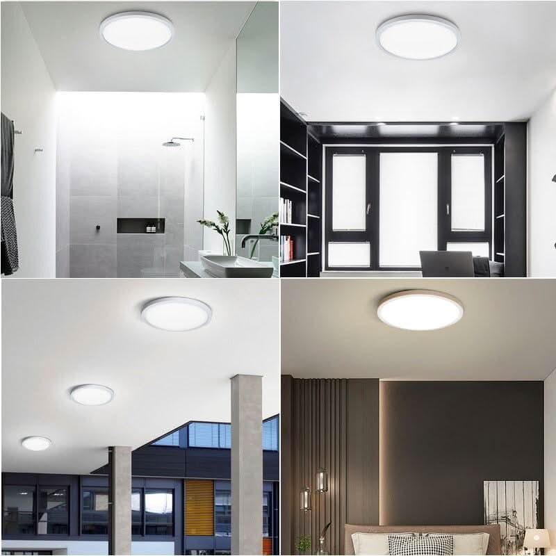 Plafonnier Rond Ultra - Mince | Urne - Designix Plafonnier 9W Blanc Chaud