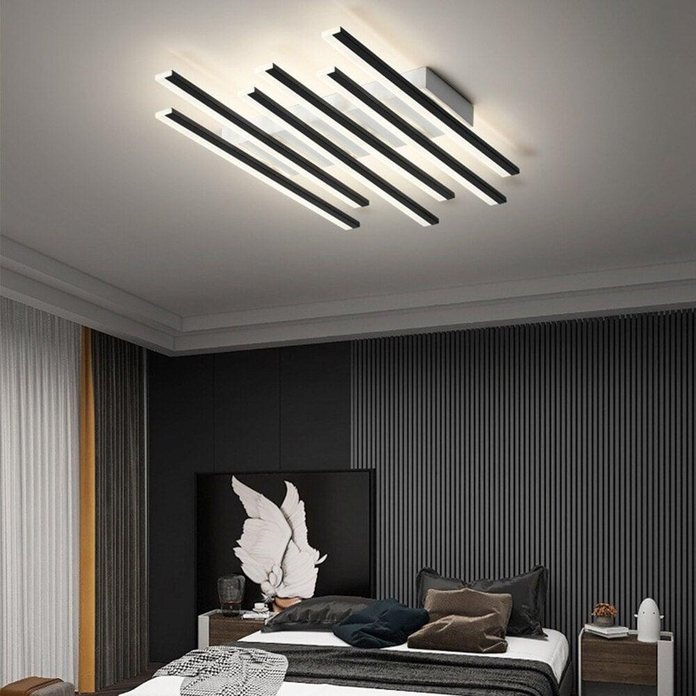 Plafonnier Vague | AuroreLux - Designix Plafonnier 6 Lumières | Plat