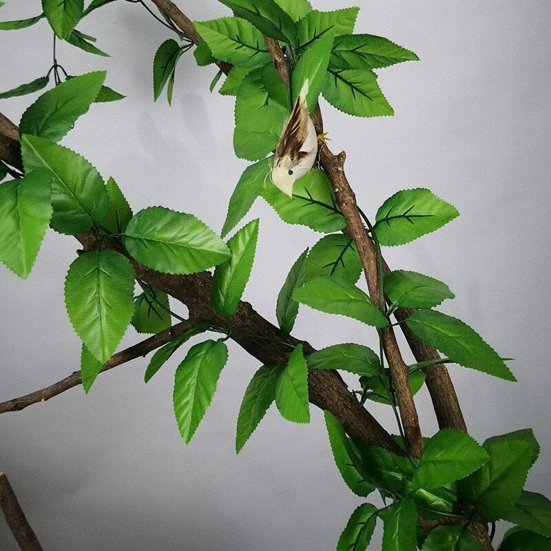 Plante de Clôture Rotin Feuilles Rose | Jora - Designix Plante artificielle