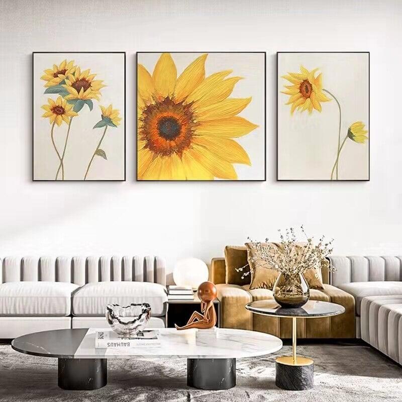 Poster Fleurs de Tournesol | Inspirations Sauvages - Designix Posters 50x70cm et 70x70cm