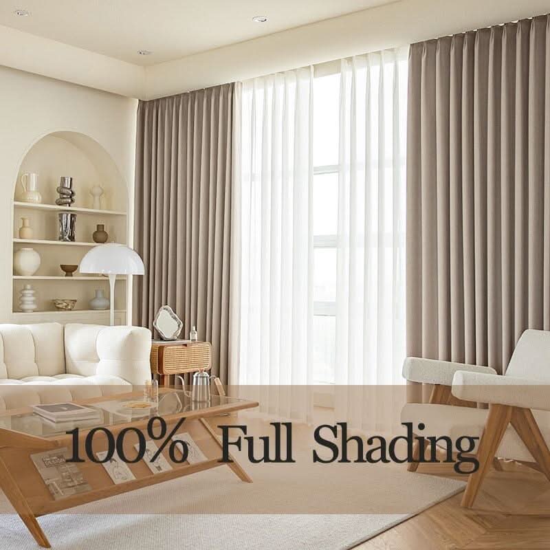 Rideau Occultant Beige - Designix Rideau 60x125cm