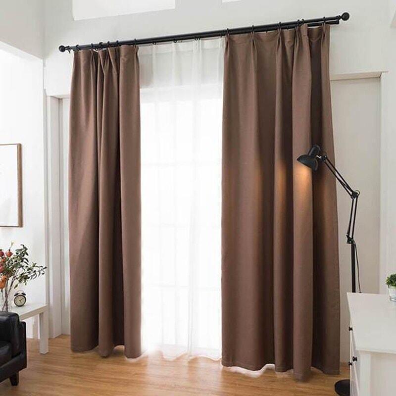 Rideau Occultant Café - Designix Rideau 60x125cm