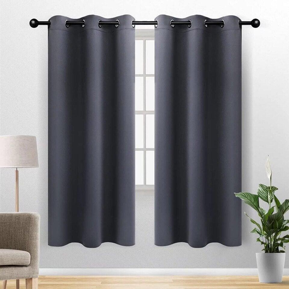 Rideau Occultant Gris - Designix Rideau 60x125cm