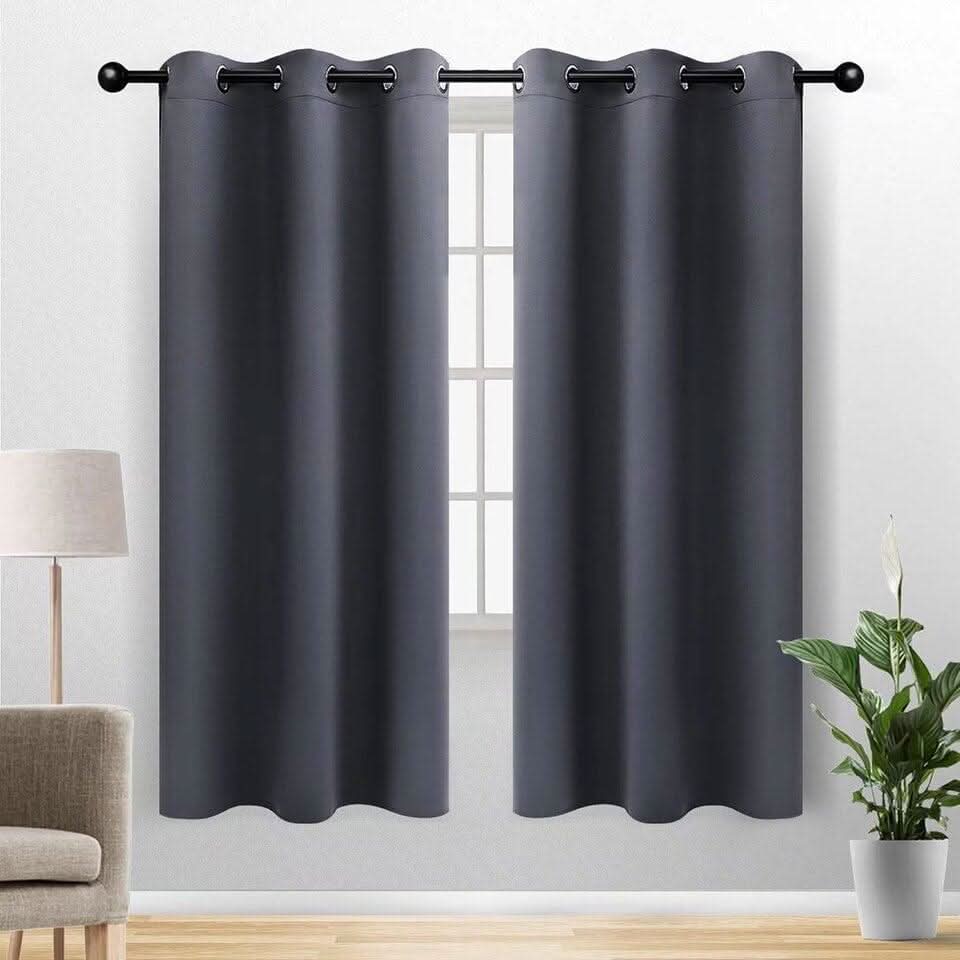 Rideau Occultant Gris - Designix Rideau 60x125cm
