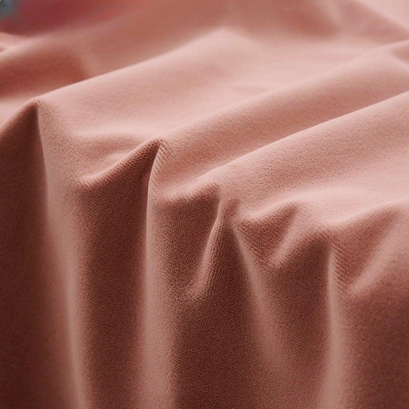 Rideau Occultant Rose en Velours - Designix Rideau 60x125cm