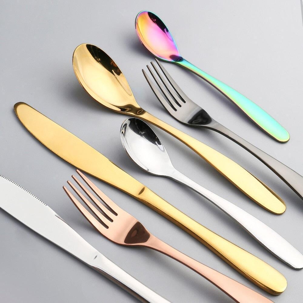 Service de Vaisselle | Radiance - Designix Couverts de table 16 Couverts | Argent