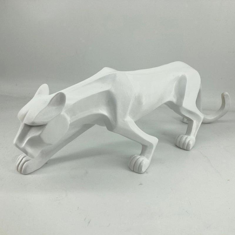 Statue Panthère Noire | Panthéra - Designix Statuette Blanc