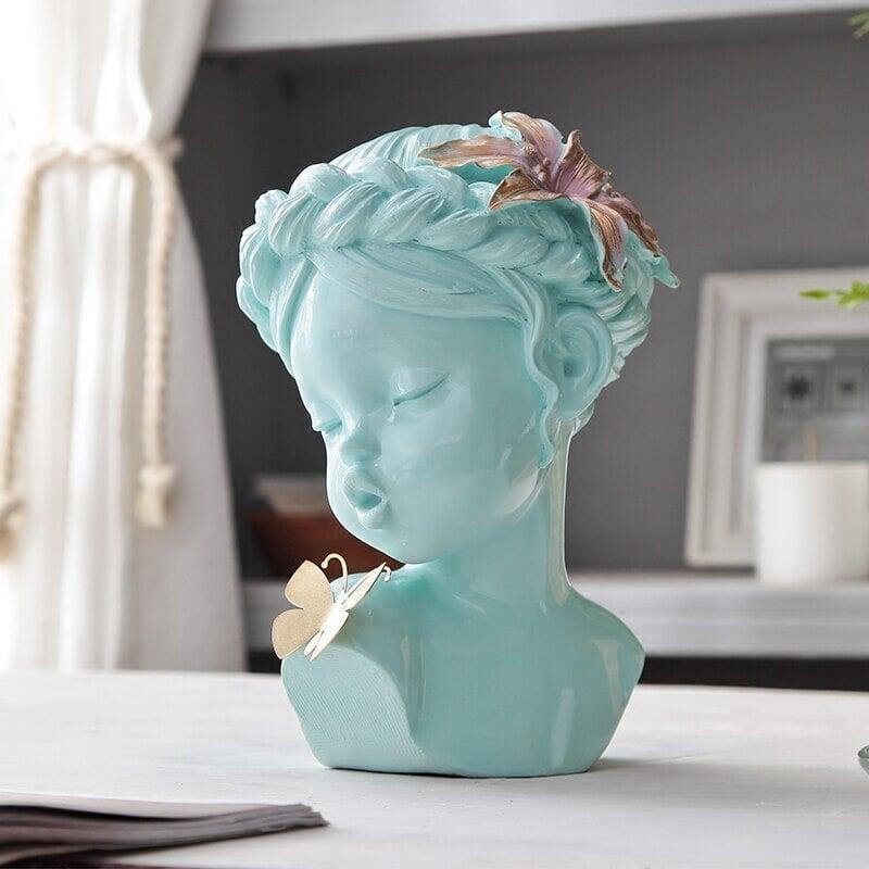 Statuette Ange | Esprit Antique - Designix Statuette Bleu ciel
