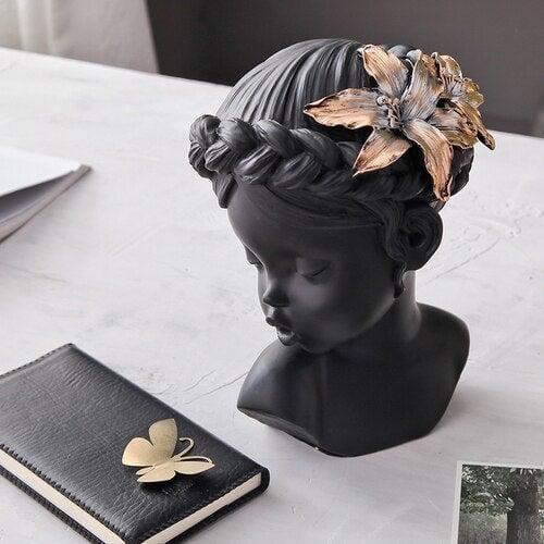 Statuette Ange | Esprit Antique - Designix Statuette Noir