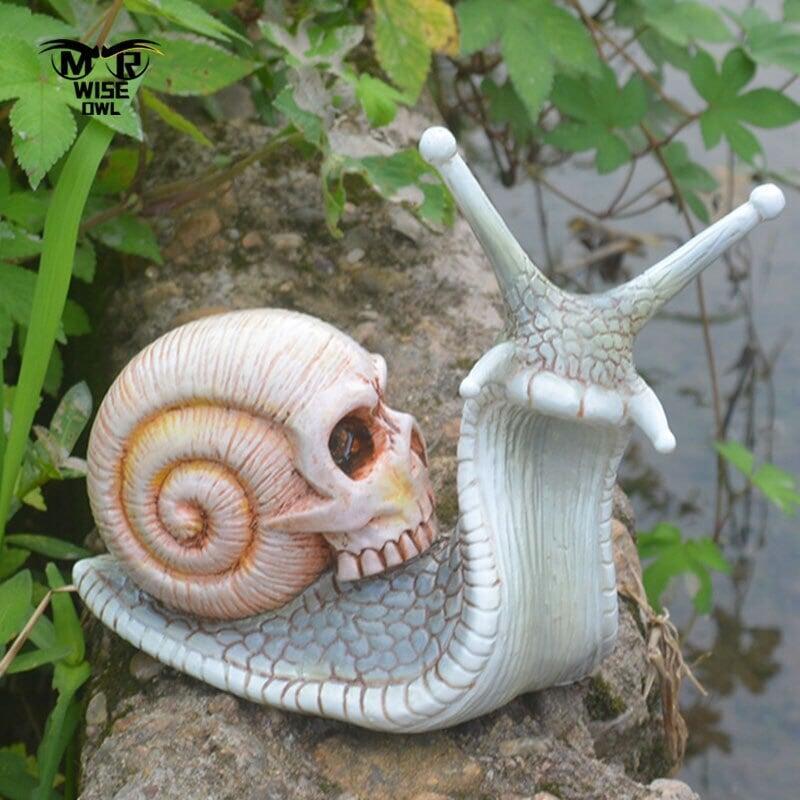 Statuette Escargot | Danse d'Émeraude - Designix Statuette Gris