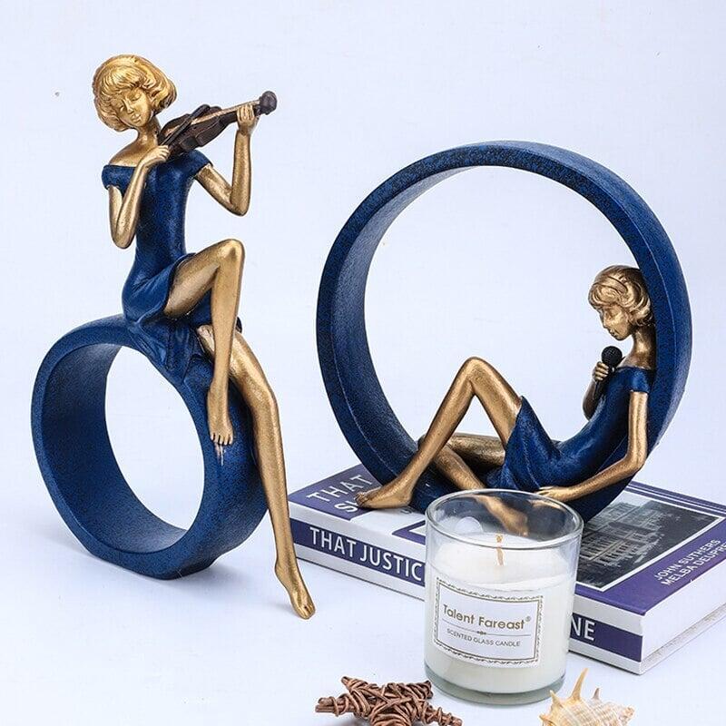 Statuette Femme | Harmonie Abstraite - Designix Statuette Rose