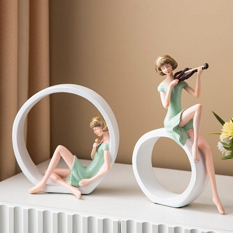 Statuette Femme | Harmonie Abstraite - Designix Statuette Rose