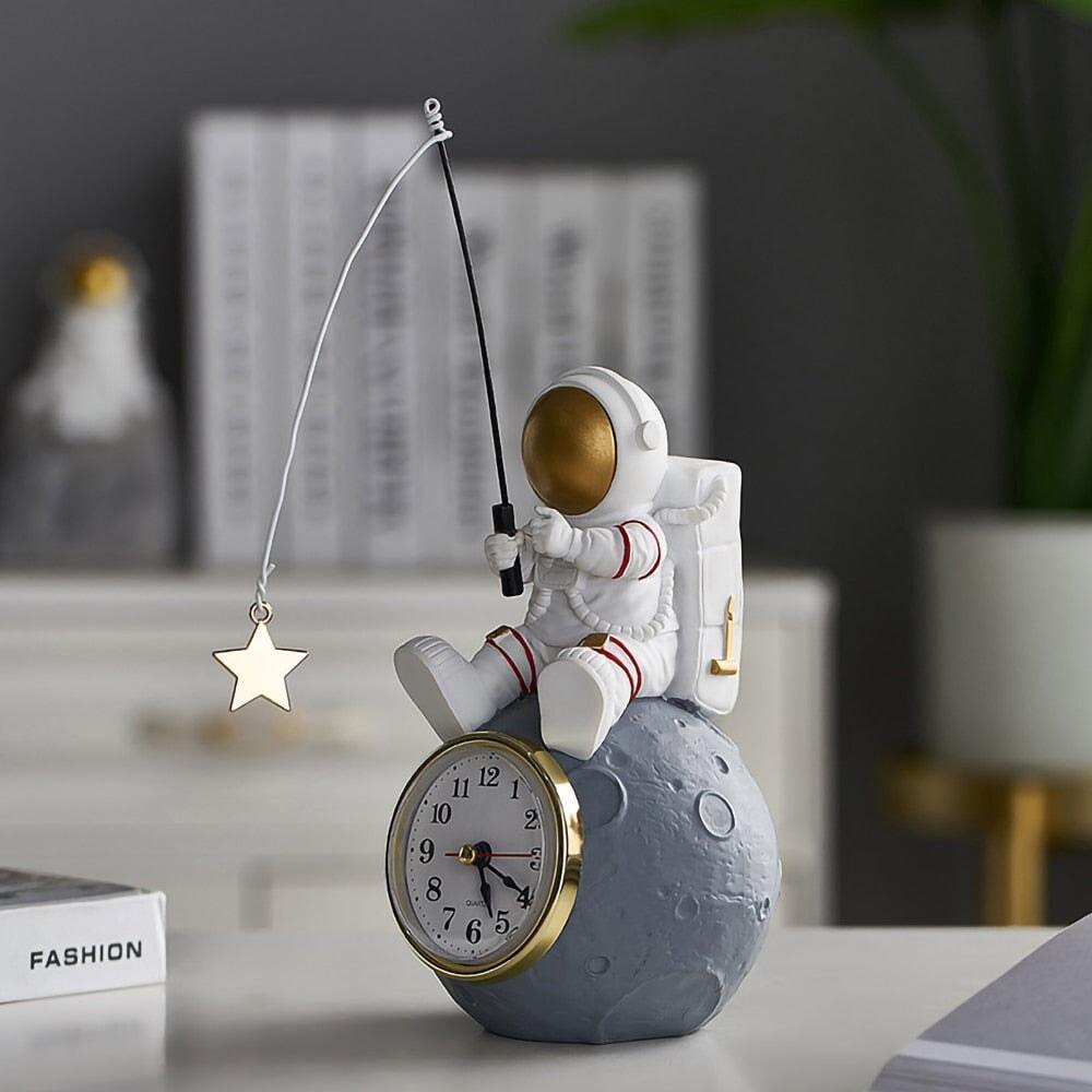 Statuette Horloge | Spaceman - Designix Statuette
