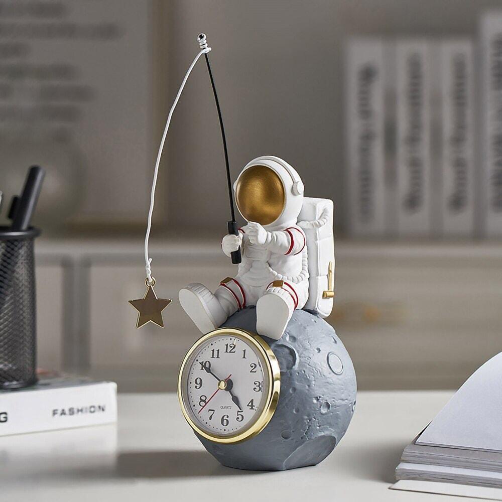 Statuette Horloge | Spaceman - Designix Statuette