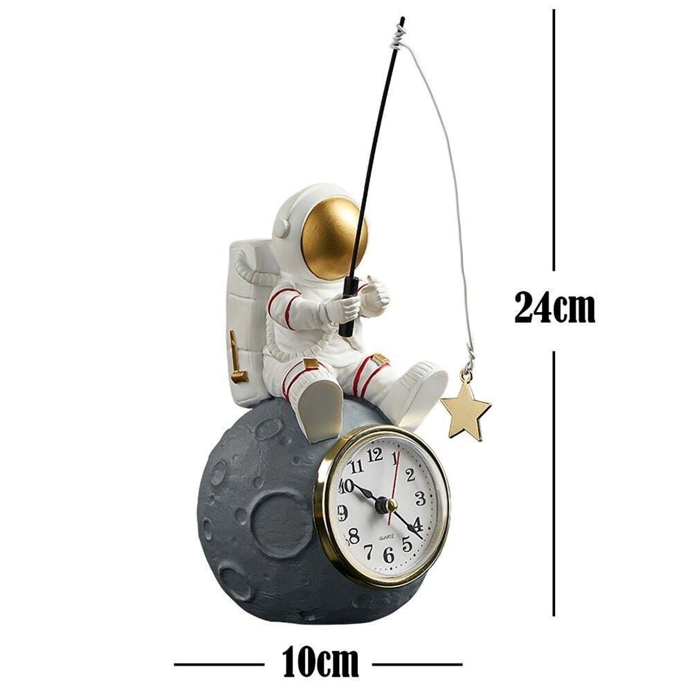 Statuette Horloge | Spaceman - Designix Statuette