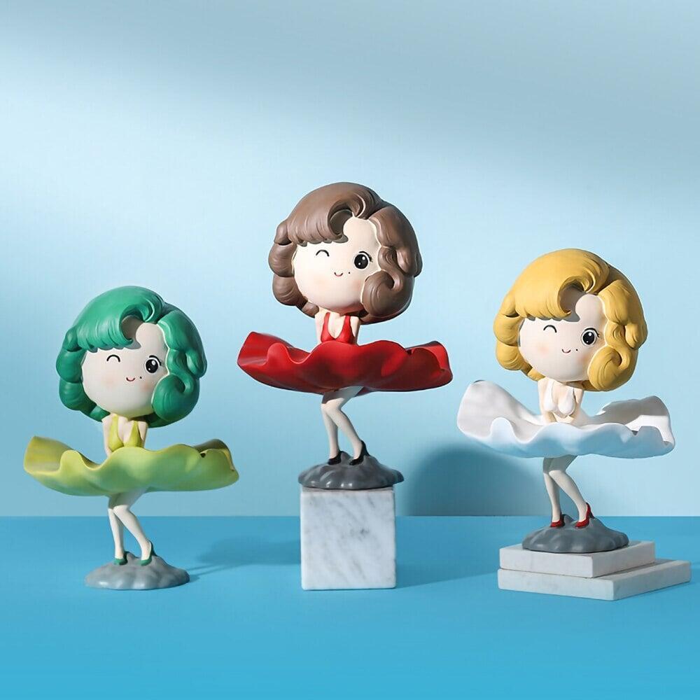 Statuette | Marilyn Monroe - Designix Statuette Rouge