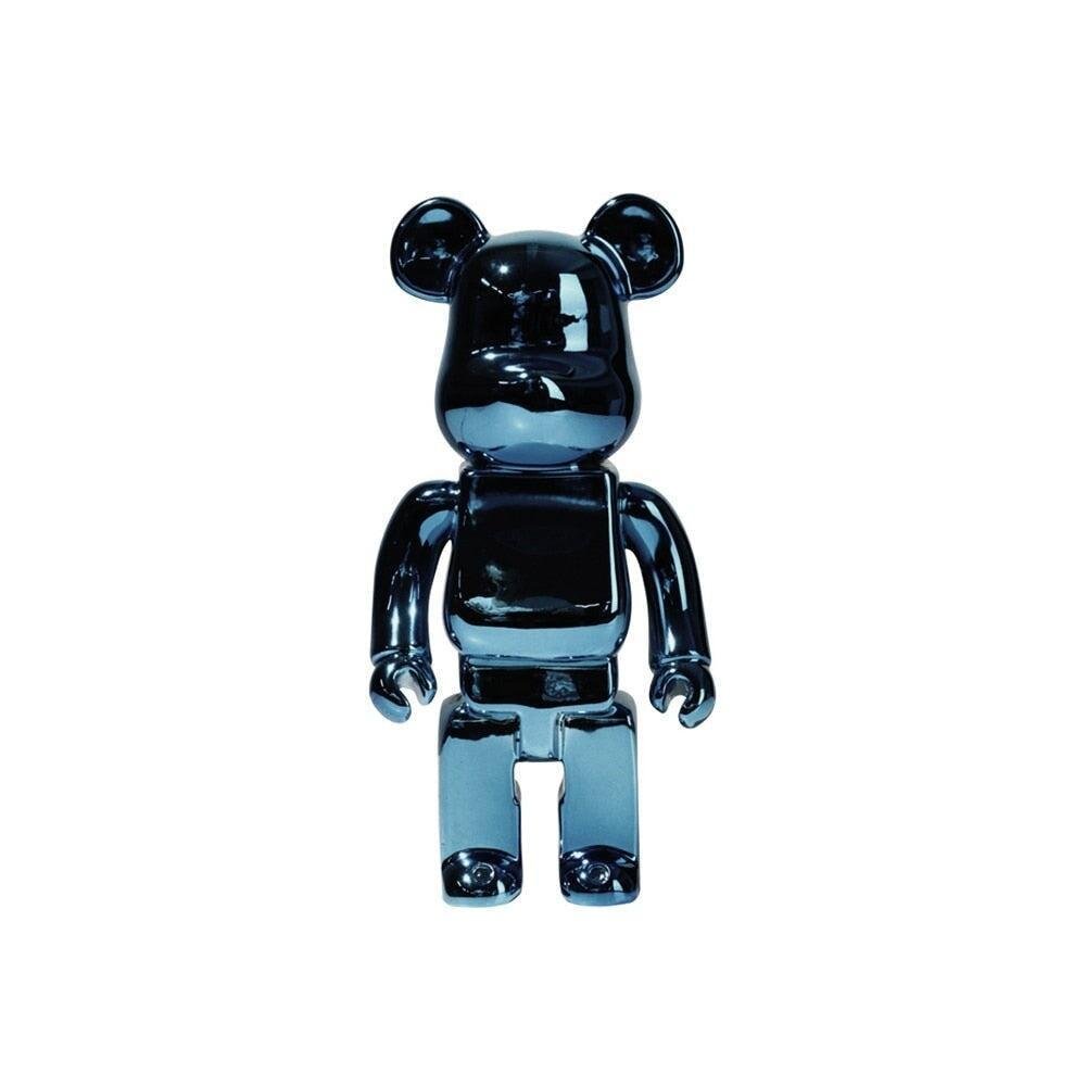 Statuette Ours | Noble Présence - Designix Statuette Bleu
