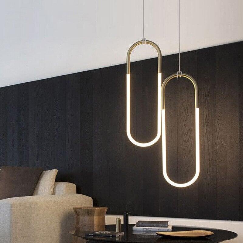 Suspension Chambre U - Light | Drap - Designix Suspension luminaire Simple