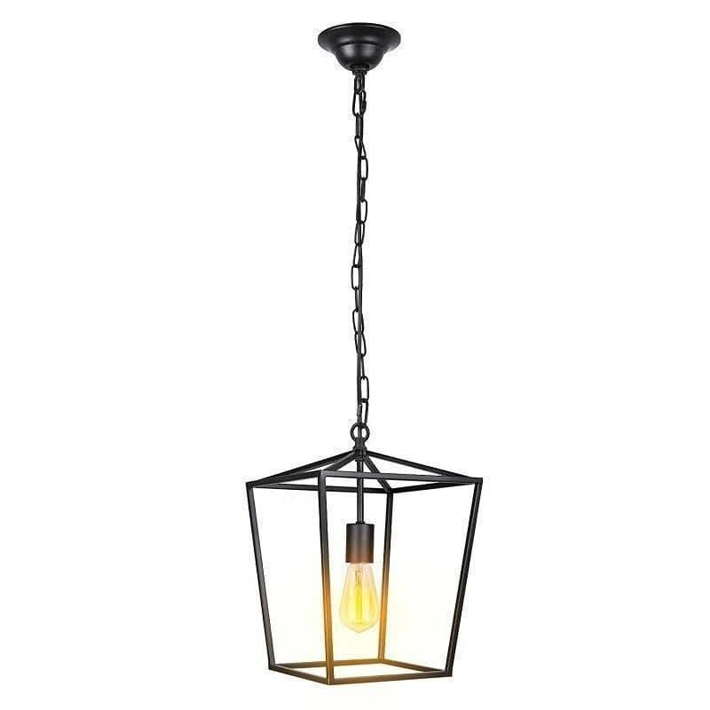 Suspension Industrielle Vintage Noire | Éther - Designix Suspension luminaire Doré