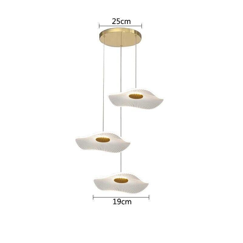 Suspension Luminaire | Lotus - Designix Suspension luminaire 3 têtes Blanc Froid