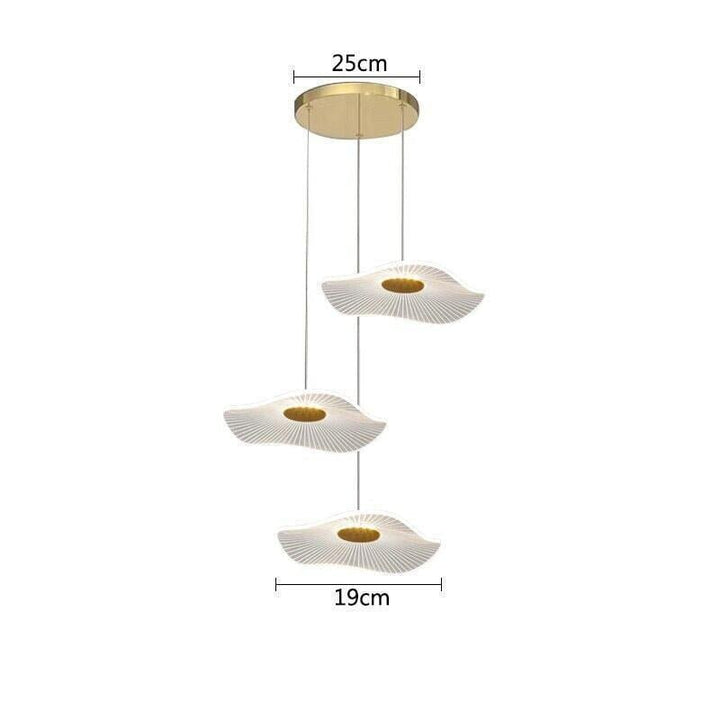 Suspension Luminaire | Lotus - Designix Suspension luminaire 3 têtes Blanc Froid