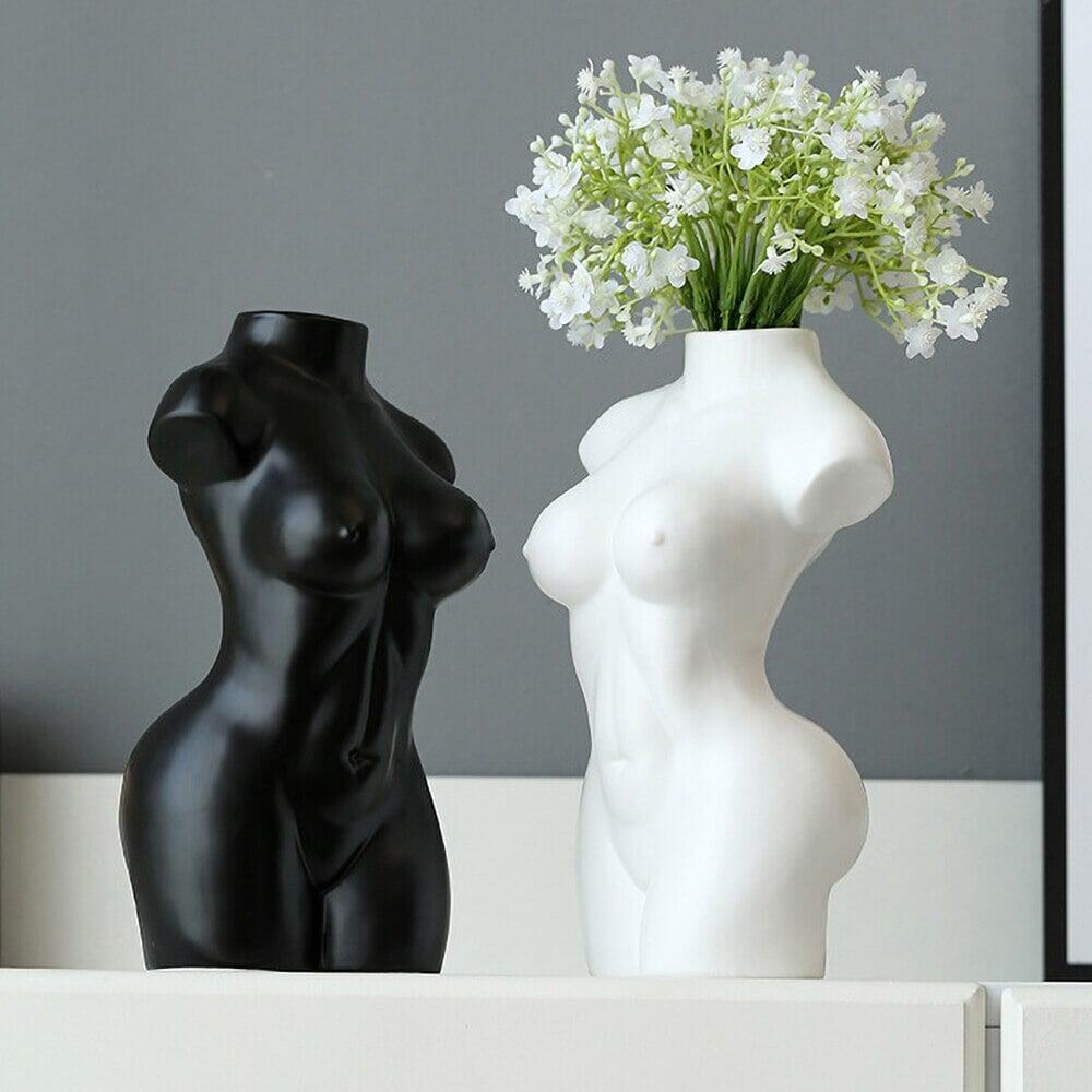 Vase Fleurs Artificielles Moderne | Yacht - Designix Vase Blanc