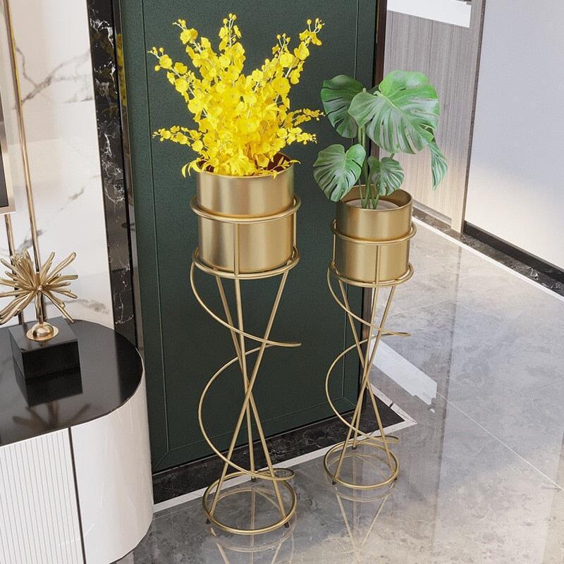 Vase sur Pied Fer Forgé | Expressivité Design - Designix Vase 75 cm