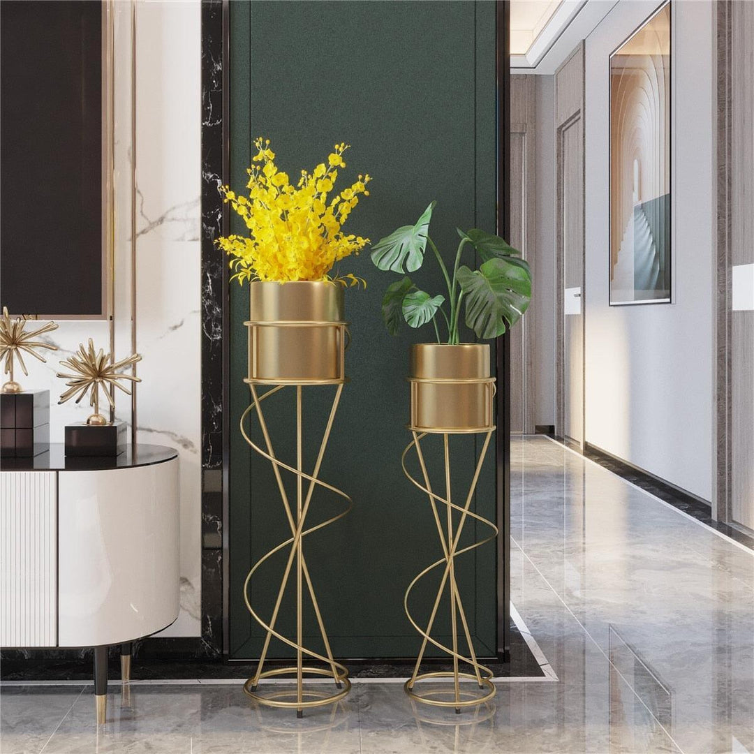 Vase sur Pied Fer Forgé | Expressivité Design - Designix Vase 75 cm