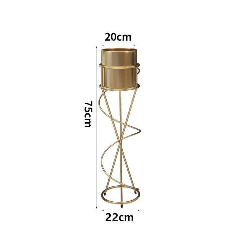 Vase sur Pied Fer Forgé | Expressivité Design - Designix Vase 75 cm