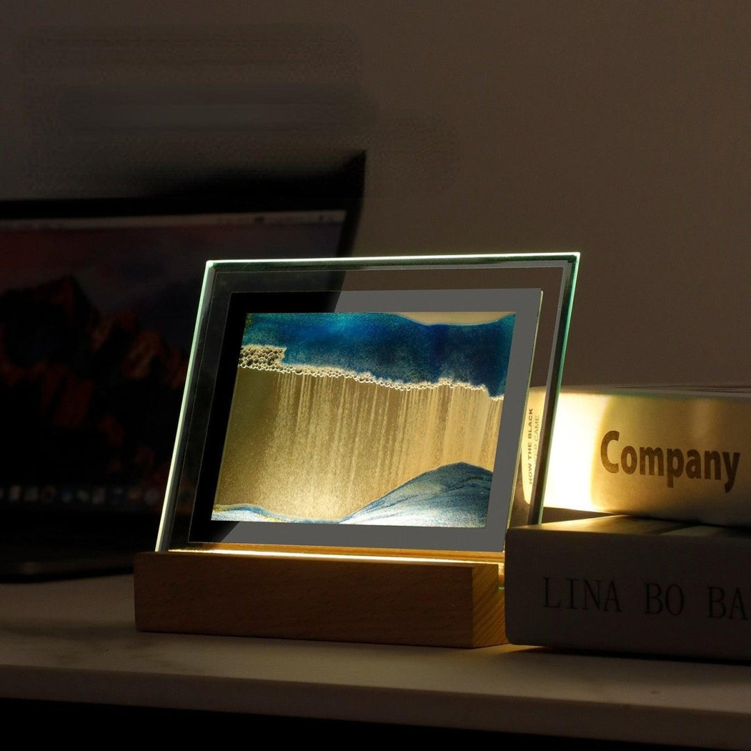 Veilleuse à Sable | Arc - en - ciel magique - Designix Veilleuses A