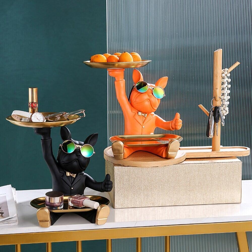 Vide Poche Design Bouledogue | P'tit Chou - Designix Vide poche Noir