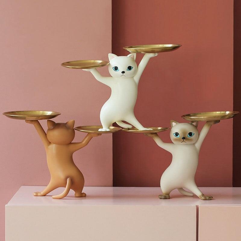 Vide Poche Design Chat | Garfield - Designix Vide poche Gris