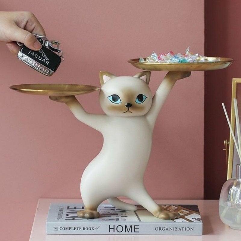 Vide Poche Design Chat | Garfield - Designix Vide poche Gris