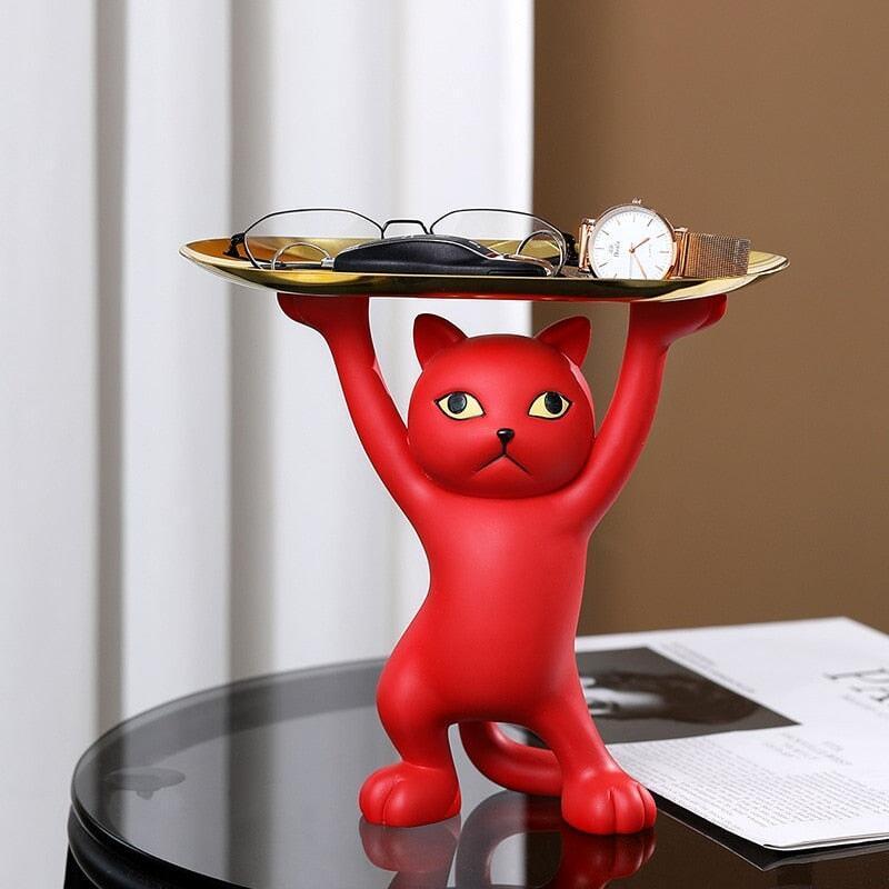 Vide Poche Design Chat | Jiji - Designix Vide poche Rouge