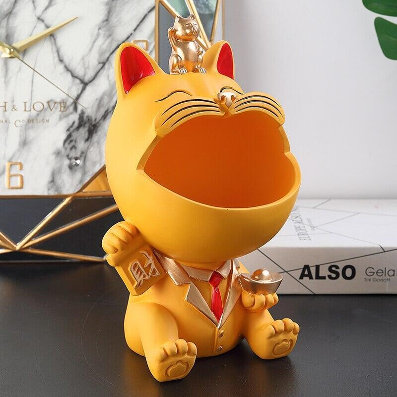 Vide Poche Design Chat | Midnight - Designix Vide poche Vert