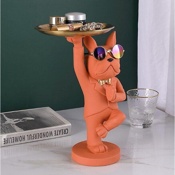 Vide Poche Design Chien | Flipper - Designix Vide poche Orange