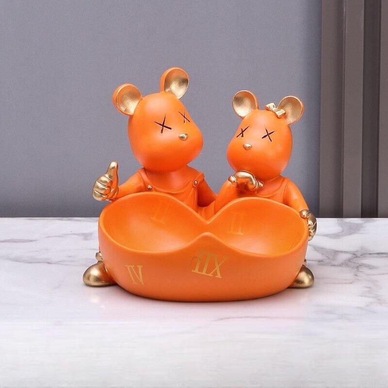 Vide Poche Design | Chopper - Designix Vide poche Orange