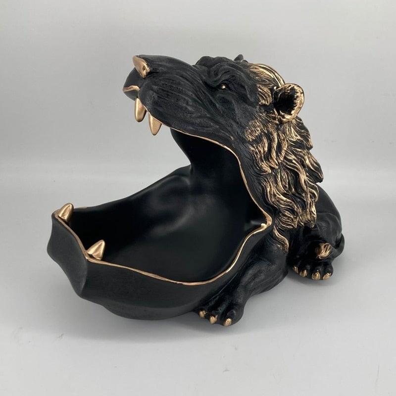 Vide Poche Design Lion | Rocco - Designix Vide poche Noir