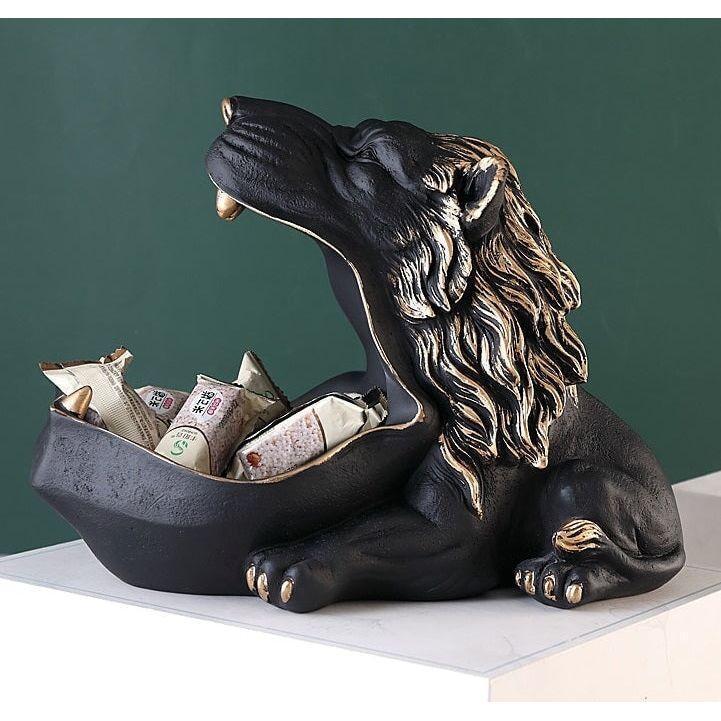 Vide Poche Design Lion | Rocco - Designix Vide poche Noir