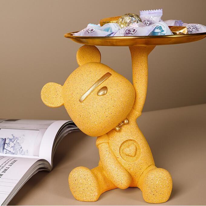 Vide Poche Design Ourson | Teddy - Designix Vide poche Orange