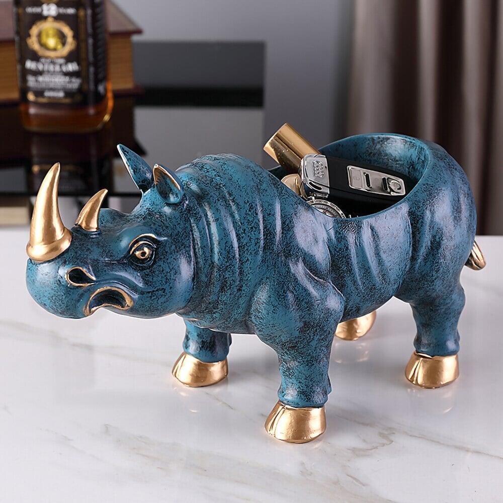 Vide Poche Design Rhinocéros | Sharky - Designix Vide poche Bleu