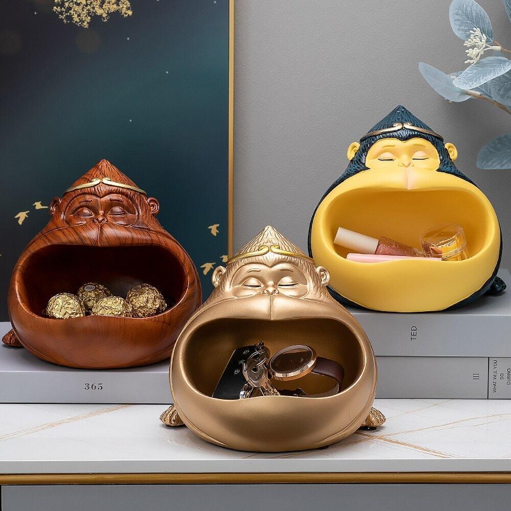 Vide Poche Design Singe | Bambou - Designix Vide poche Bois