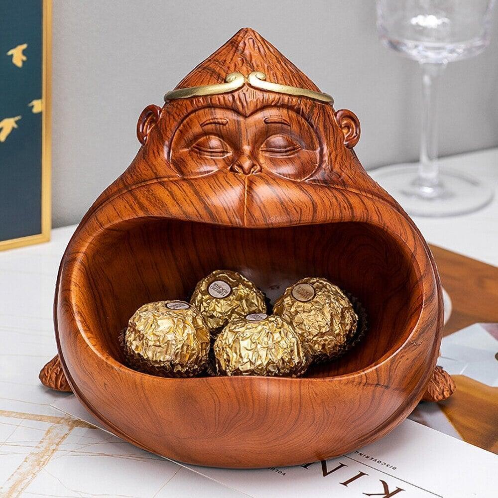 Vide Poche Design Singe | Bambou - Designix Vide poche Bois