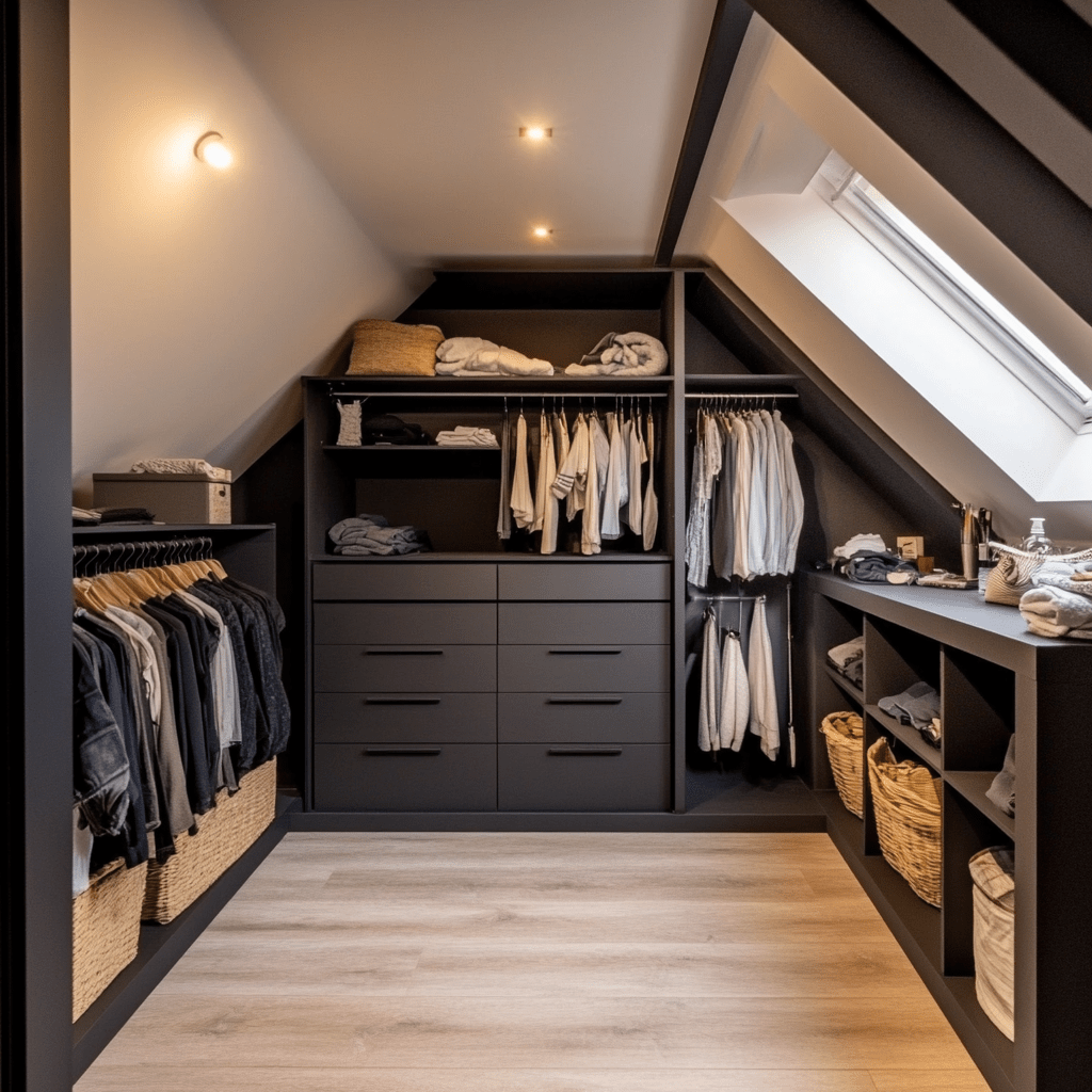 Aménager un Dressing sous Pente : Comment Réussir ? - Designix