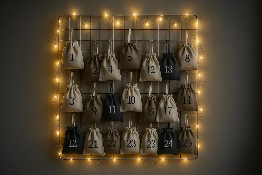 Calendrier de l'Avent mural lumineux DIY sur-mesure - Designix