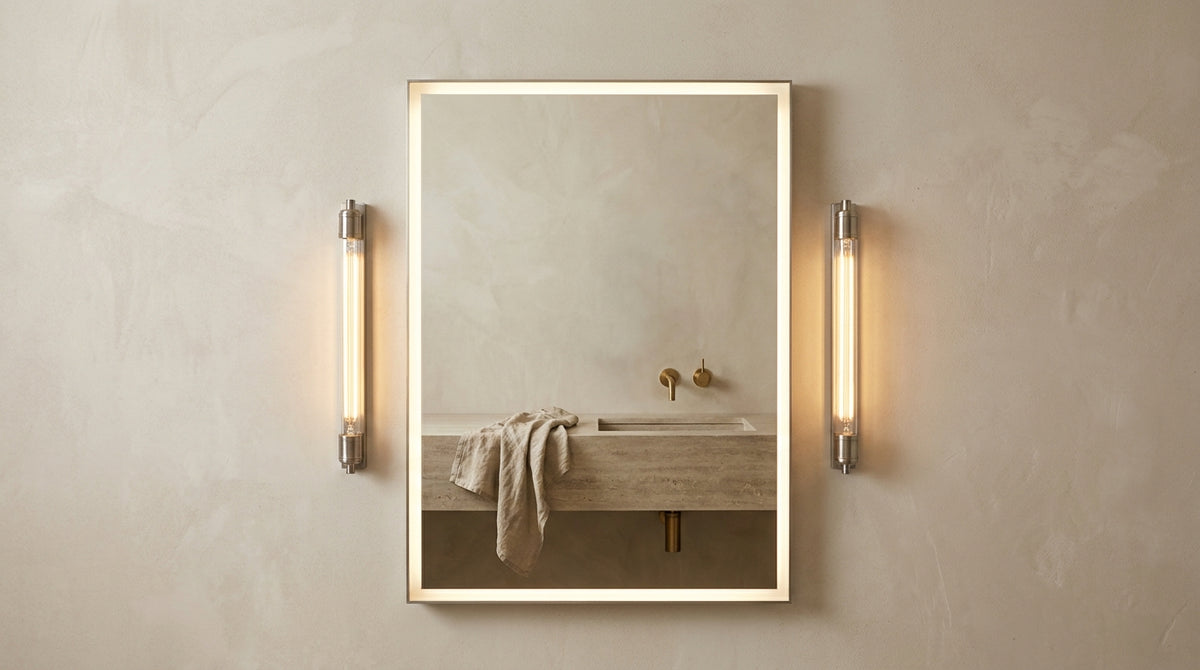 Changer l'ampoule d'un miroir de salle de bain : la méthode