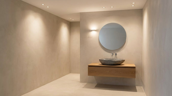 Combien de spots par m² dans une salle de bain : la méthode