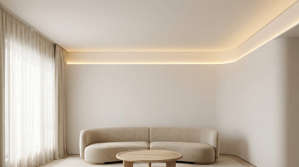 Ruban LED au plafond : bien l'intégrer, sans kitsch
