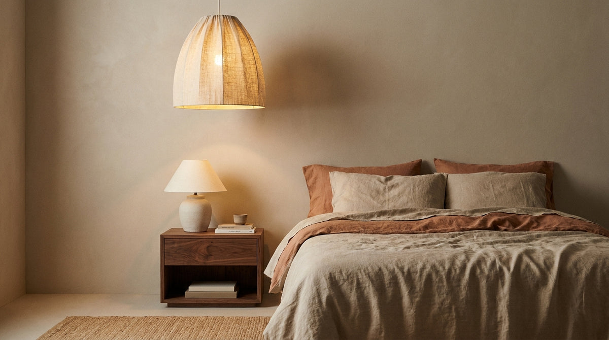 Luminaire chambre adulte cocooning : la lumière qui apaise