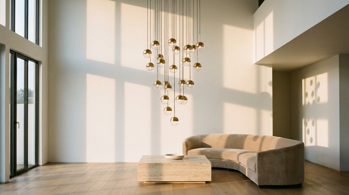 Luminaire pour grande hauteur sous plafond : la méthode